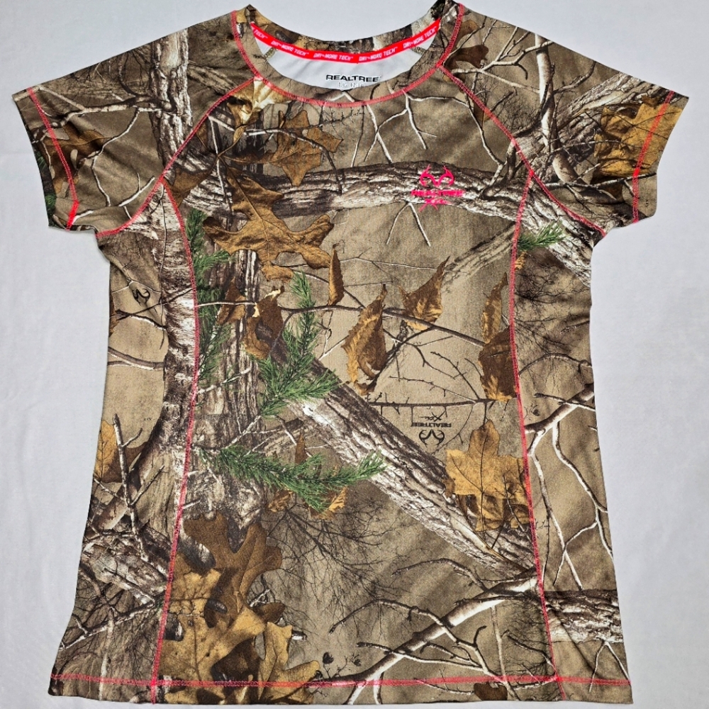 Realtree Camouflage T-Shirt with Pink Accents